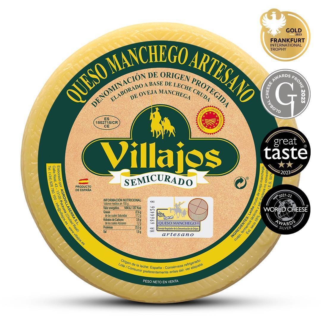 Queso Manchego Artesano DOP Semicurado