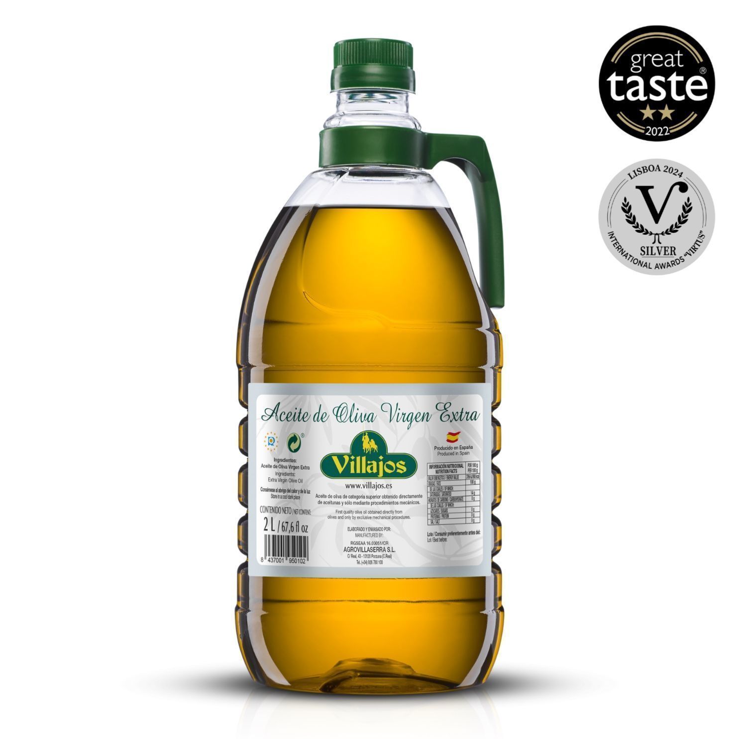 Aceite de Oliva Virgen Extra - PET 2 L