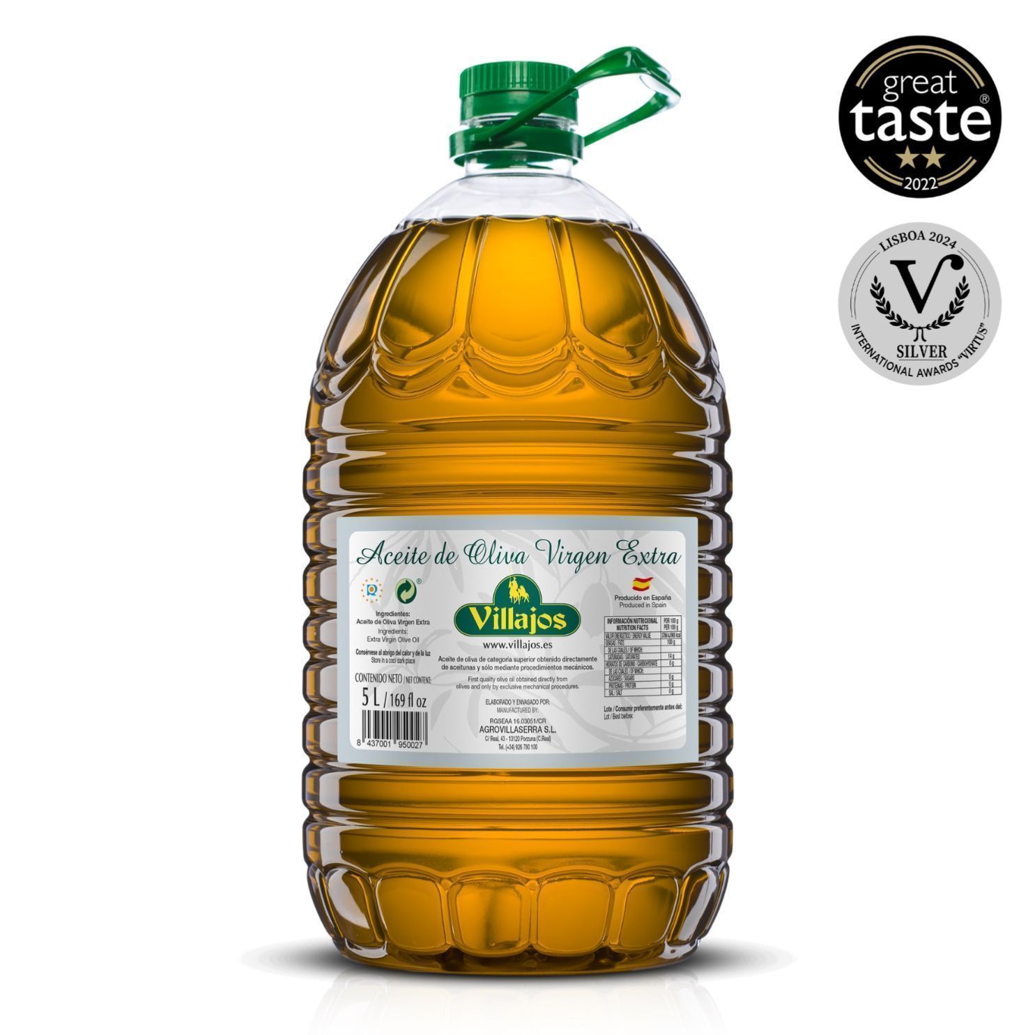 Aceite de Oliva Virgen Extra - PET 5 L