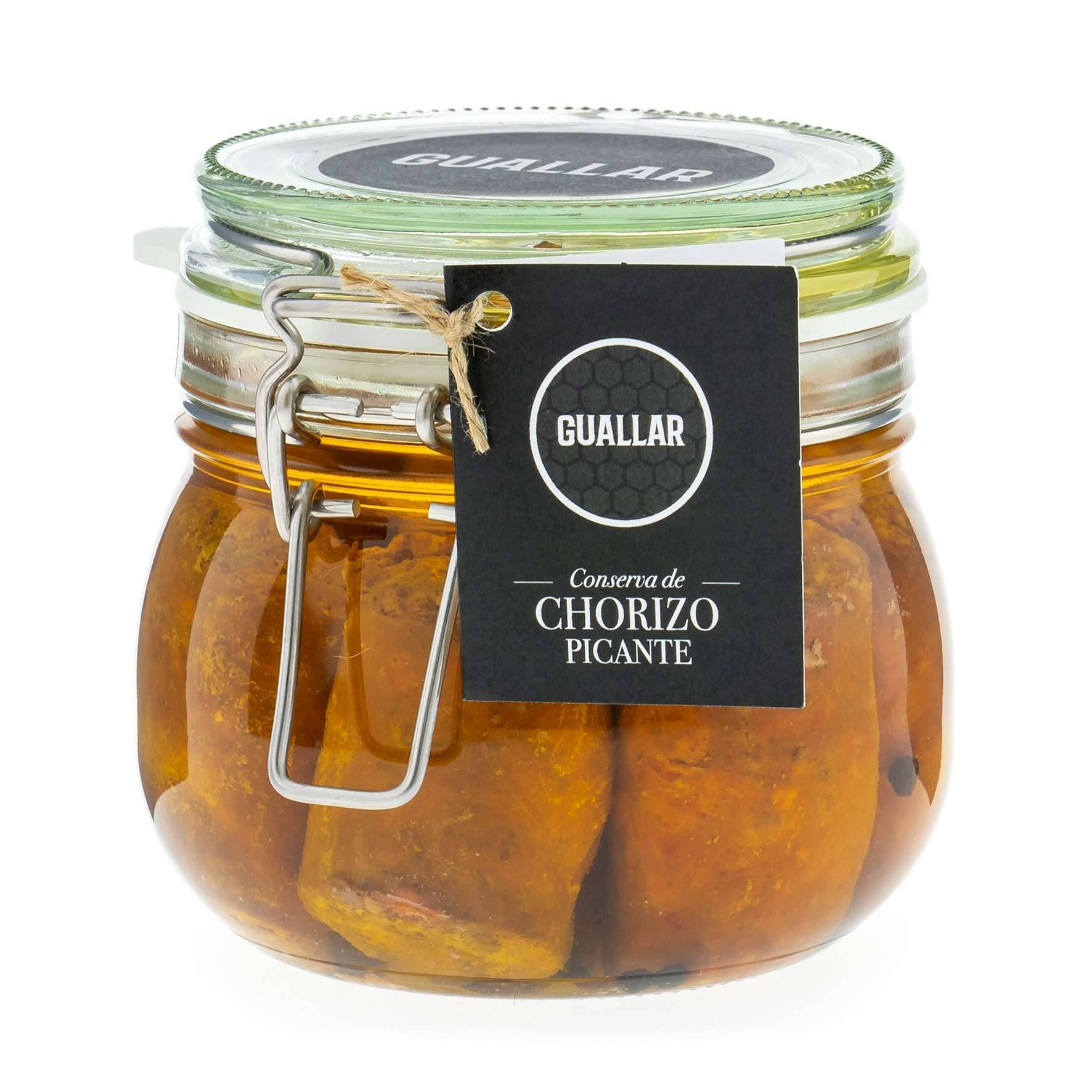 Conserva Gourmet de Chorizo Picante en Aceite de Oliva Virgen Extra