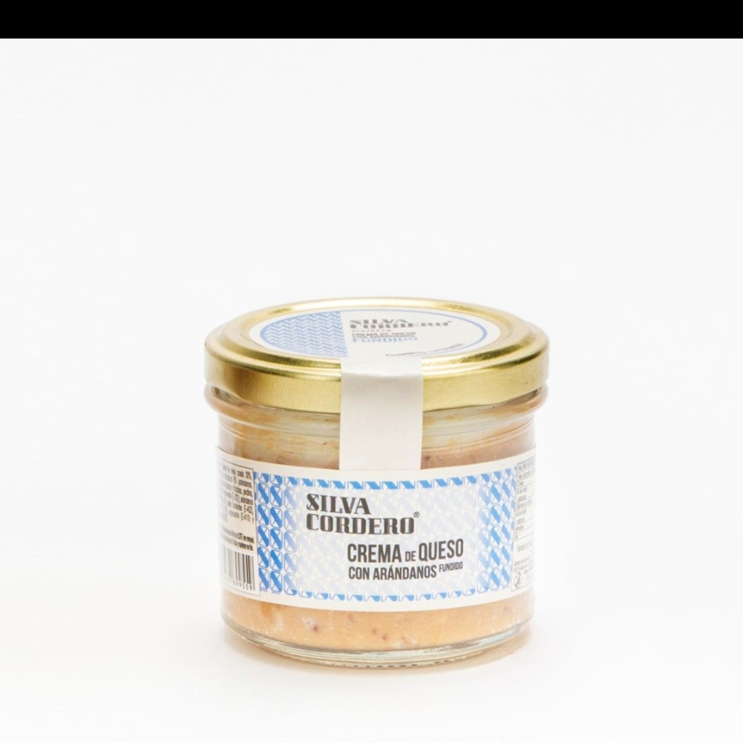 CREMA DE QUESO DE CABRA CON ARÁNDANOS