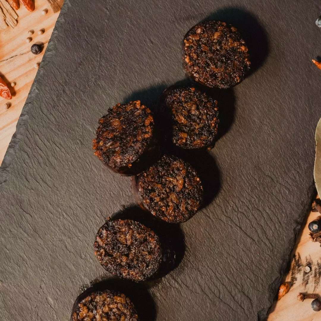 Morcilla de Burgos Ahumada (Arroz y Cebolla)
