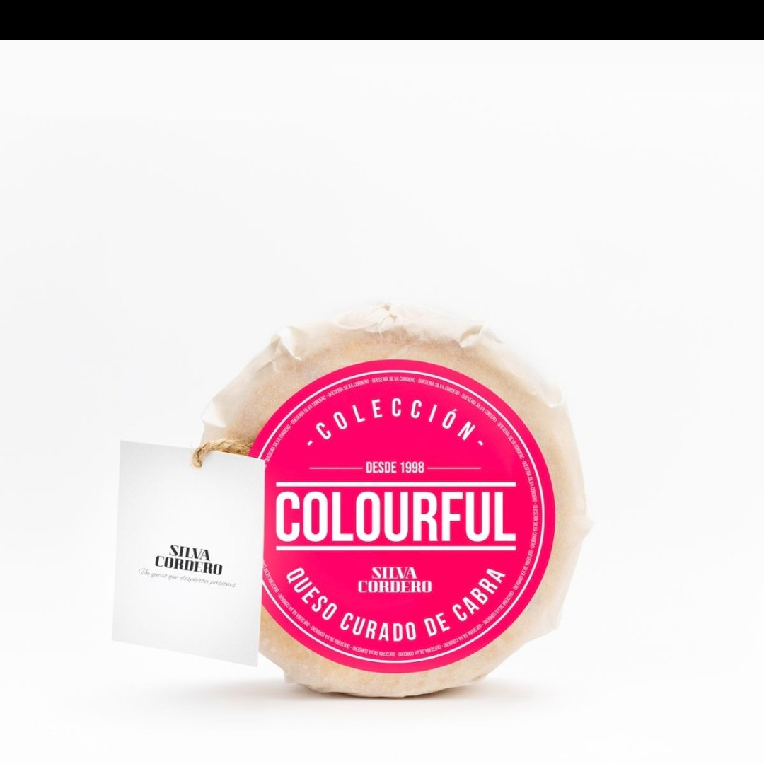 QUESO DE CABRA AROMATIZADO CON CARMÍN