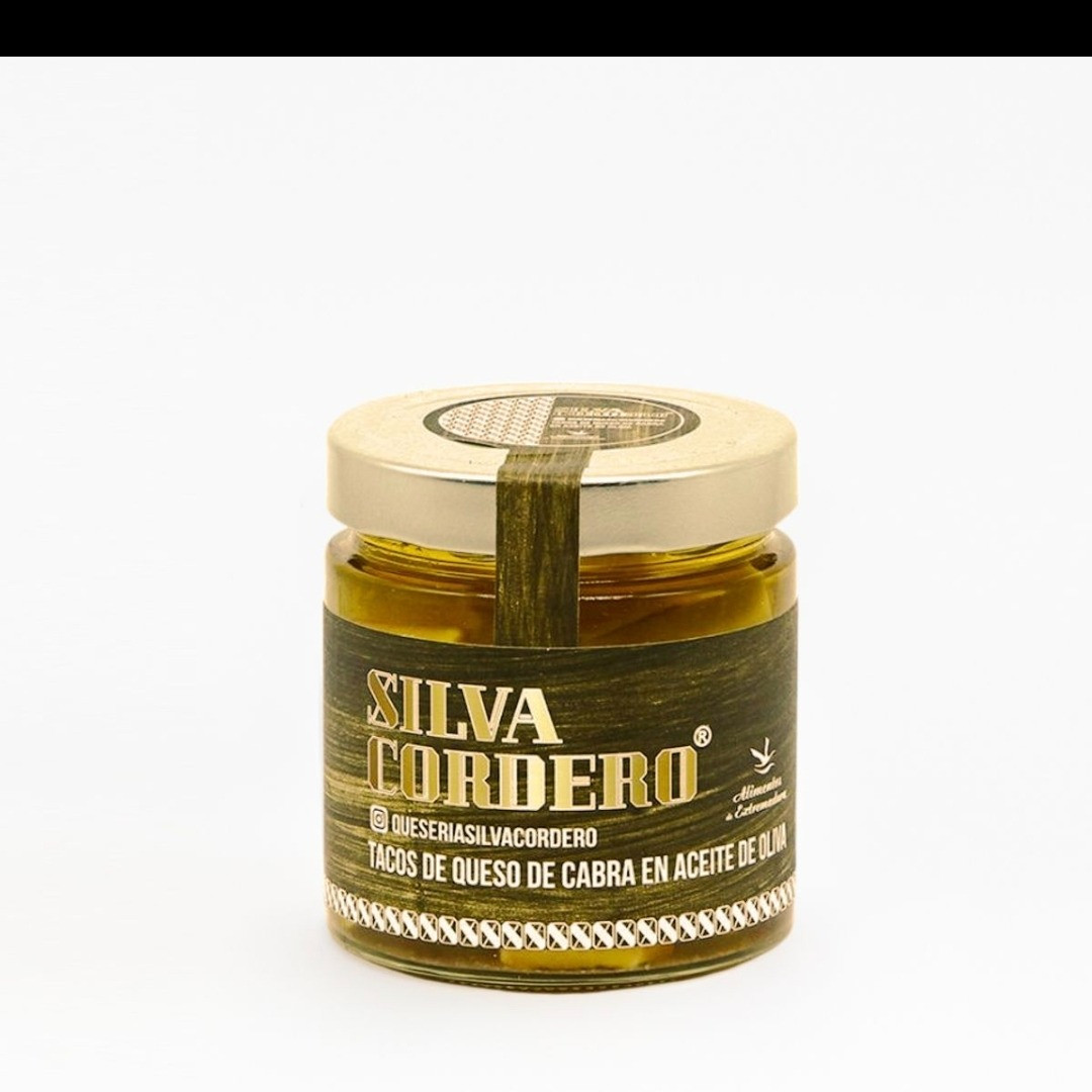 TACOS DE QUESO DE CABRA EN ACEITE DE OLIVA