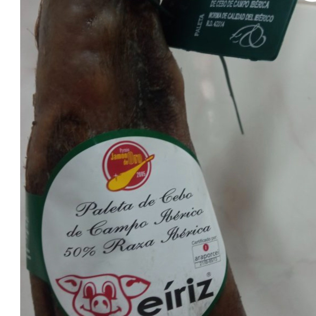 Paleta Cebo Campo Ibérico 50% Raza Ibérica Brida Verde